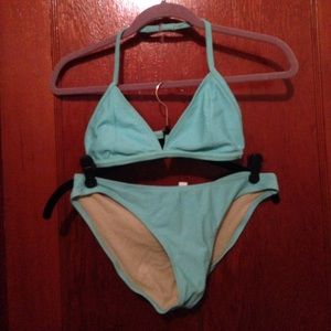 Newport News Bikini teal size 8